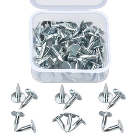 oumuik 100pcs Roofing Nails Felt Clout Nails for Wood Sheds Summer Houses Outdoor