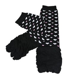 Wrapables Colorful Baby Leg Warmers (Set of 2) - Hearts & Dots