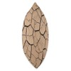 Dry Cracked Ground Design Throw Pillow