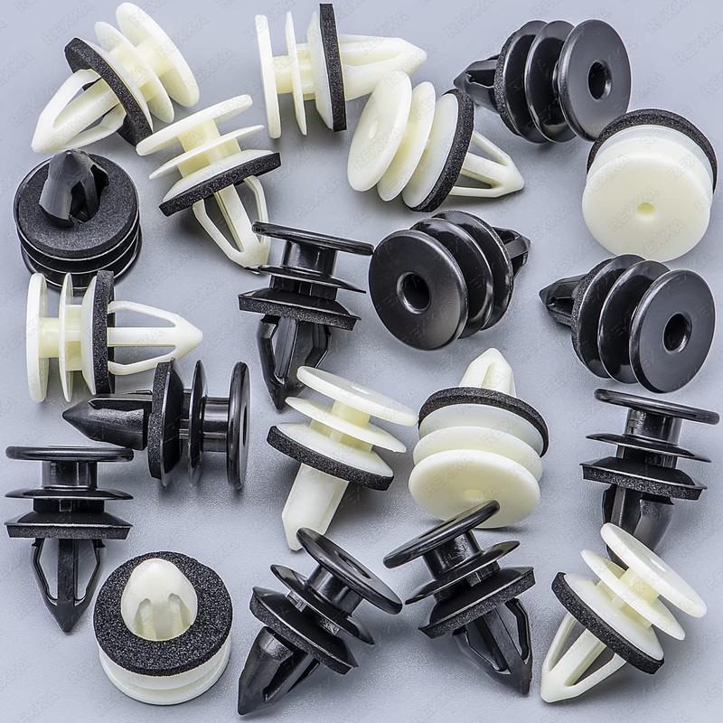 Rexka 10 Sets Door Trim Panel Retainer Clip Kits for