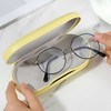 MoKo Double Eyeglass Case, Contact Lens Case with Mirror Tweezers