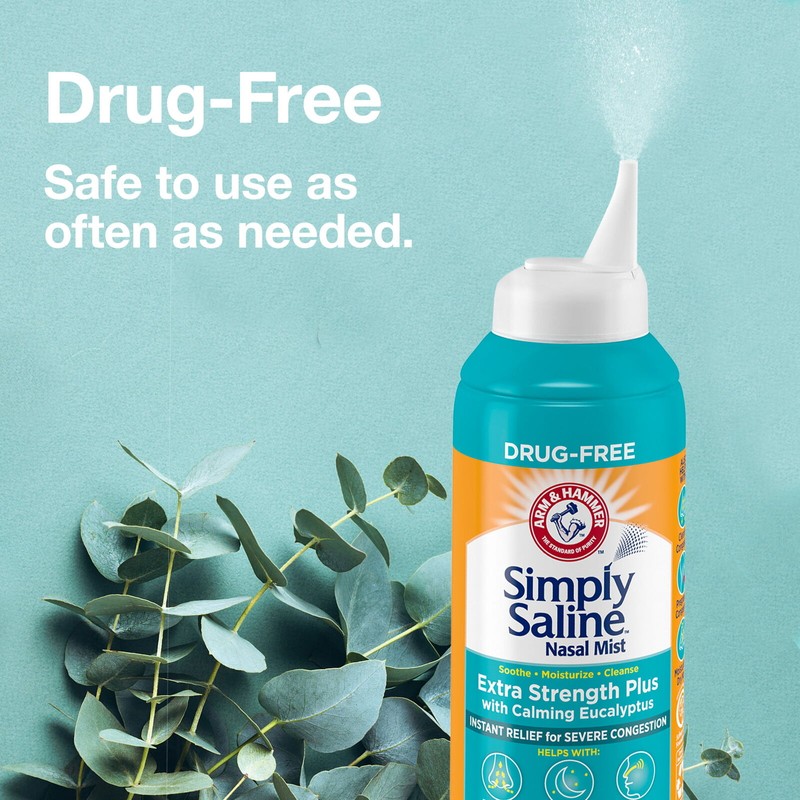 Arm & Hammer Simply Saline Extra Strength Plus Eucalyptus Severe