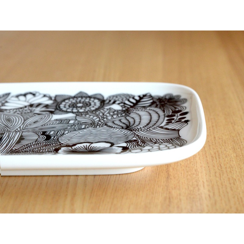 Marimekko 067845 090 Square Plate, 5.9 x 4.7 inches (15