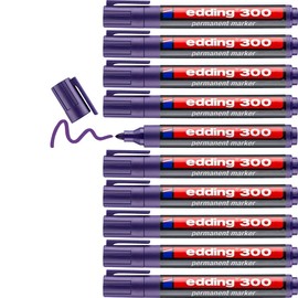 Edding 300 Coloured Pencils / Felt-Tip Pens 1.5 - 3 mm Brown (Pack of 10)