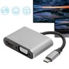 Adapter TypeC Hub to VGA HDMI DVI Displayport/3.1 Ethernet Converter