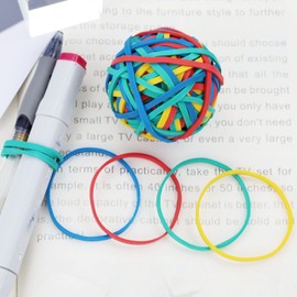 Rubber Bands Coloured,Rubber Band Ball, Elastic Band Ball Document Organizing for Office and Home