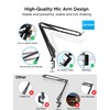 Microphone Boom Arm Desk Mount for Wave/Blue Yeti/Hyperx Quadcast/SM7B/SM58/MV7, Upgraded