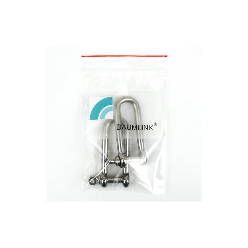 DAUMLINK® 2 round shackles long, material stainless steel A4 /