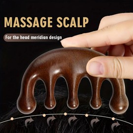 YILINNA Wooden Massage Comb Scalp Massage Comb Wide Tooth Scalp Massager No Static for Head Scalp Scalp Stimulator Comb Gua Sha Comb Body Massage Tool for Men Women