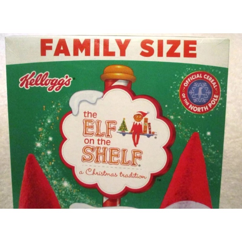 Kellogg Elf on the Shelf Sugar Cookie Cereal | Sealed
