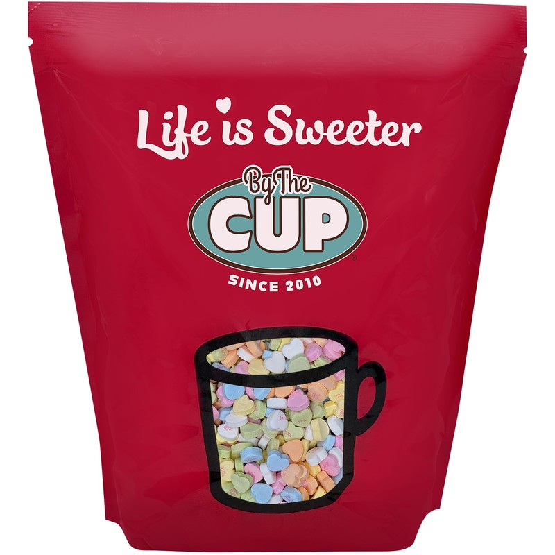 By The Cup By The Cup Small Candy Conversation Hearts,