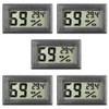 Hynnio 5 x Digital Mini Thermometer, Temperature Thermometer, Humidity Thermometer,