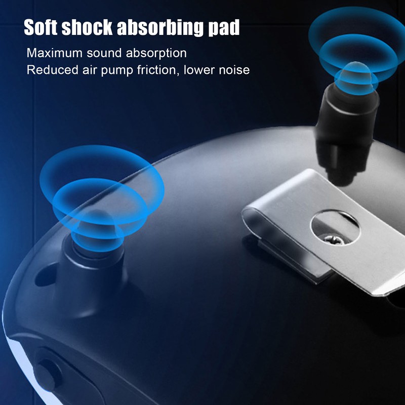 Aquarium Oxygen Pump Silent 2 Outlets Small Portable Fish Tank