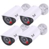 BNT Dummy Fake Security Camera, with One Red LED Light