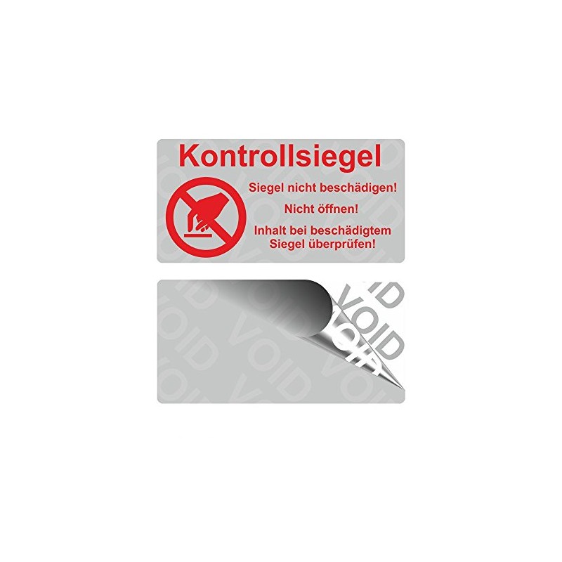 Void Security Labels "Control Seal with Logo" on Roll –