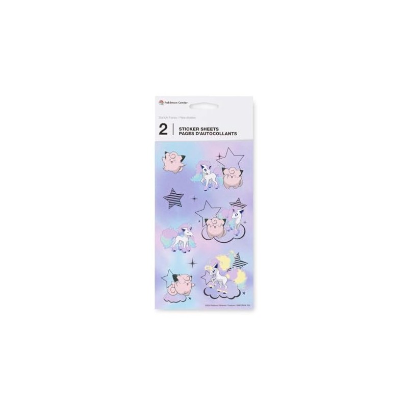 Pokémon Center: Starlight Fairies Sticker Sheets (2-Pack)