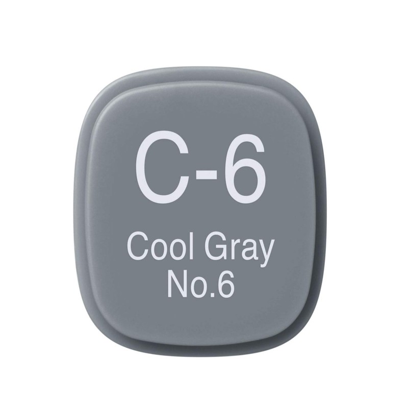 COPIC Classic Marker Typ C - 6, cool gray No.