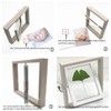 Smiling Art Creative Wooden Picture Frame for 2 Photos with