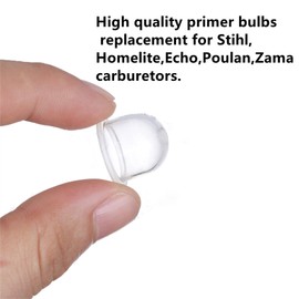 munirater Primer Bulb Pump Replacement for Homelite,Echo,Poulan,Zama Carburetors 0057003,0057004,0058001(Pack of 100)