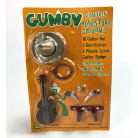 Lakeside Toys Gumby Cowboy Adventure Costume Accessory Pack Set New NIB 1965 Lakeside Toys