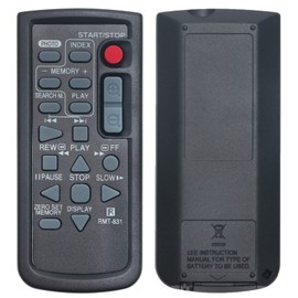 RMT-831 RMT831 Replace Remote Compatible with Sony Digital Video Camera Recorder DCR-HC90 DCR-PC55 DCR-TRV480 DCR-HC65 DCR-HC30 DCR-HC40 DCR-HC85 DCR-PC109 DCR-TRV460 DCR-PC330 DCR-PC105 DCR-HC62E