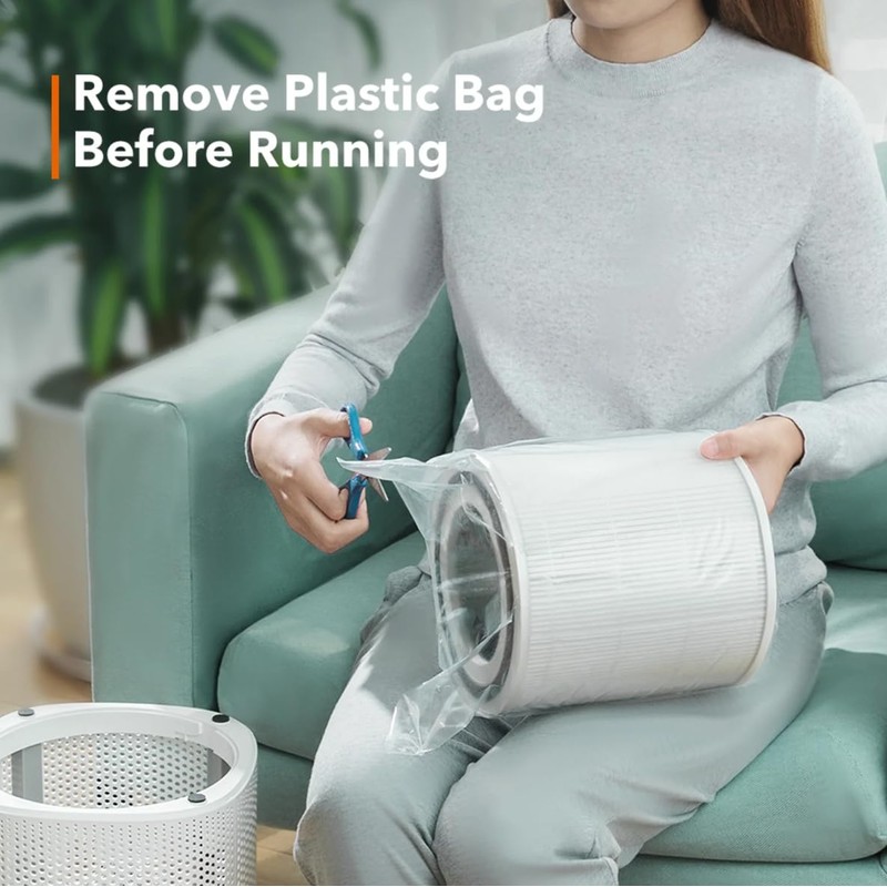 ORIGPARTS TT-AP005 OEM Replacement Filter for TaoTronics Air Purifier, 3-in-1