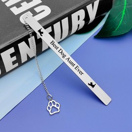 Dog Aunt Gift Bookmark Dog Lover Gift Bookmark Gift for Dog Owner Pet Lovers Gift Mother's Day Gift for Dog Aunt Dog Auntie Gift Bookmark Birthday Gift for Dog Aunt from Nephew Niece