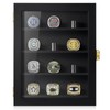 TJ.MOREE Championship Ring Display Case, 12 Ring Posts Baseball Ring