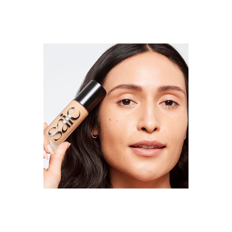 Saie Base Maquillaje Líquida Glowy Super Skin Tint Hidratante Suero