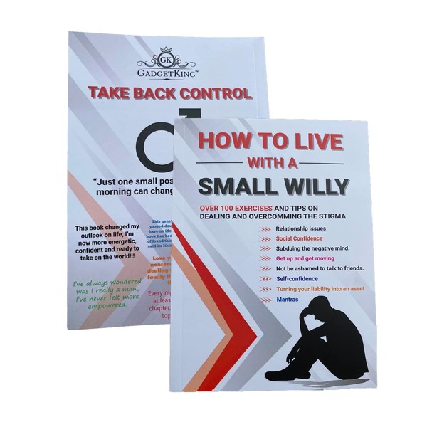 How To Live With A Small Willy Self Help Book Gift for Him Husband Men Boyfriend Husband Rude Deal Brother Boss Boyfriend Birthday 18th 21st 30th Birthday