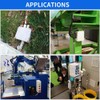 Heyiarbeit 4Pcs 1.81"x1.38"x0.94" ABS White Dustproof Electronic Junction Box Enclosure
