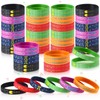 Cunno 60/120 Pcs Pi Day Silicone Bracelets Bulk Funny Math