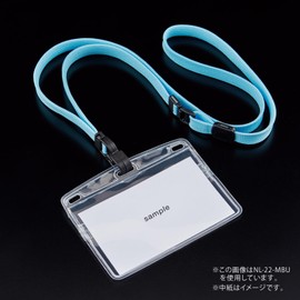 Open Industry Hanging Name Tags Nameplate Name Tag Card Holder Name Holder Name Holder Name Holder Chuck Soft Case Blue NL-22-BU
