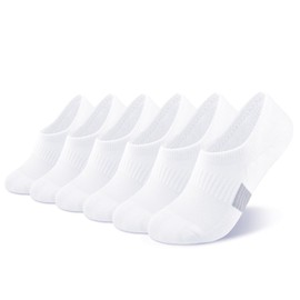 Marchare Women No Show Socks Low Cut Socks 8-11 Ankle Athletic Sock For Women White 6 Pack