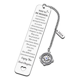 Retirement Gift for Woman Going Away Gifts Coworker Leaving Gifts for Women Retirement Bookmark Gifts for Women 2024 Teacher Farewell Gifts for Colleagues Employee Appreciation Thank You Gifts