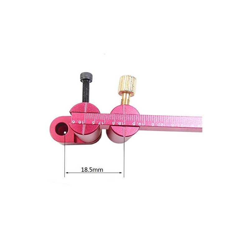 CarAngels Carpentry Compass Arc Damage Gauge Aluminum Carpenter Measuring and