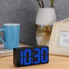 DreamSky LED digital alarm clock with USB charging port, large