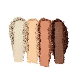 e.l.f. Paleta de contornos, 4 tonos, personalizable, fácil de aplicar, esculpe, matiza, ilumina, claro/medio, enriquecida con vitamina E, uso durante 