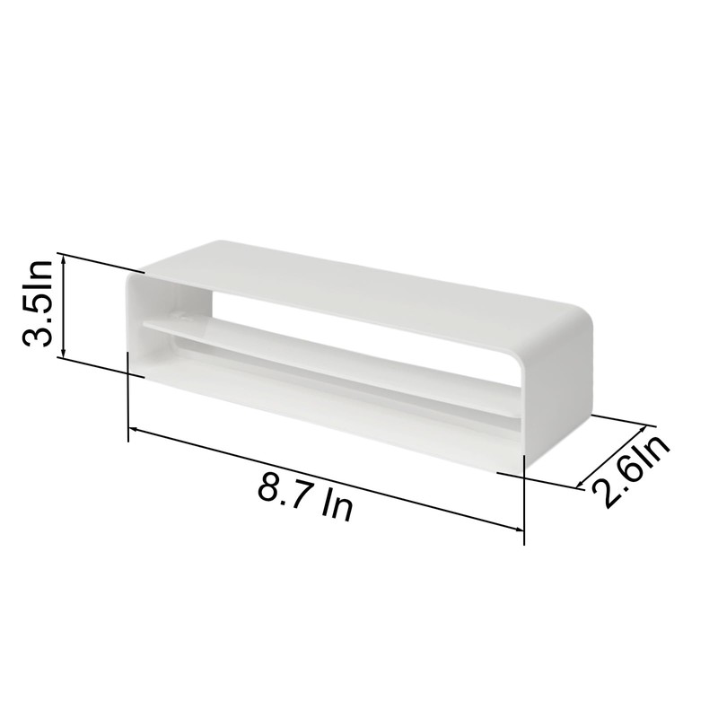 Vent Systems 220 x 55mm Rectangular Duct Connector with Non