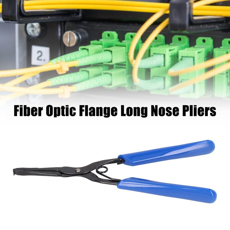 Fiber Optic Pliers, Flange Long Nose, Fiber Optic Connector, Insertion