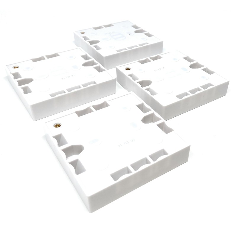 1 Gang Surface Mount Back Box Pattress Box 16mm x