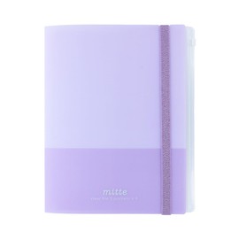 Sunstar Stationery Clear File with Band Mitte Lavender S2173069