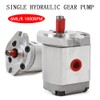 Mini Hydraulic Gear Pump, 6ml/r 3200rpm Flat Key Shaft, 21MPa