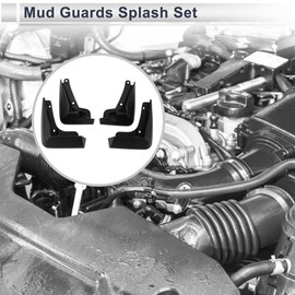 X AUTOHAUX 1set Front and Rear Mud Flaps Splash Guards Mud Guards for Subaru Crosstrek 2023-2024 W/Mount Accessories