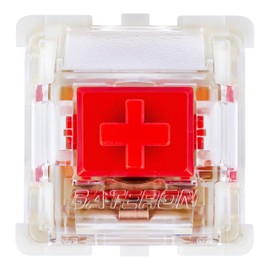 Gateron G Pro 3.0 Red Mechanical Switches –32 Pack, Pre-Lubed 3-Pin/5-Pin RGB Linear Switches (45g) – for Gaming & Typing