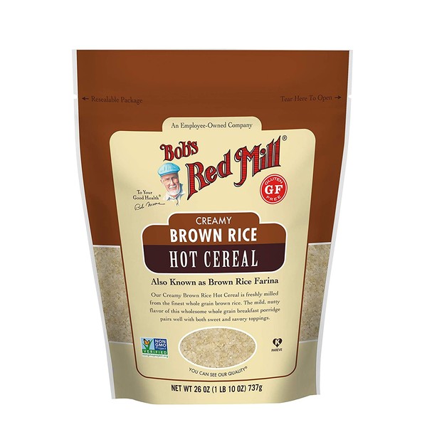 Bob's Red Mill Creamy Brown Rice Farina Hot Cereal, 26 Oz