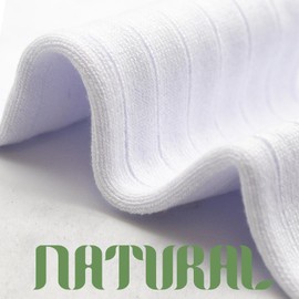 Silky Toes 2 Pk Lenzing™ ModalModal Mens Knee High Socks (9-11, White)