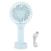 Mini USB Rechargeable Handhold Portable Desktop Cooling Fan (Blue)