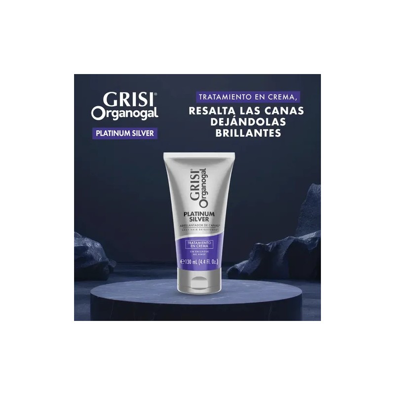 Organogal Grisi Tratamiento Silver Canas Platinadas 130 Ml
