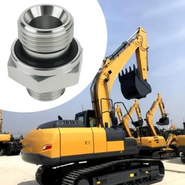 SG Store 1 x M16 to G 1/2 inch mini excavator thread connection hose connection adapter with flat rubber ring for Chinese mini excavators and attachments